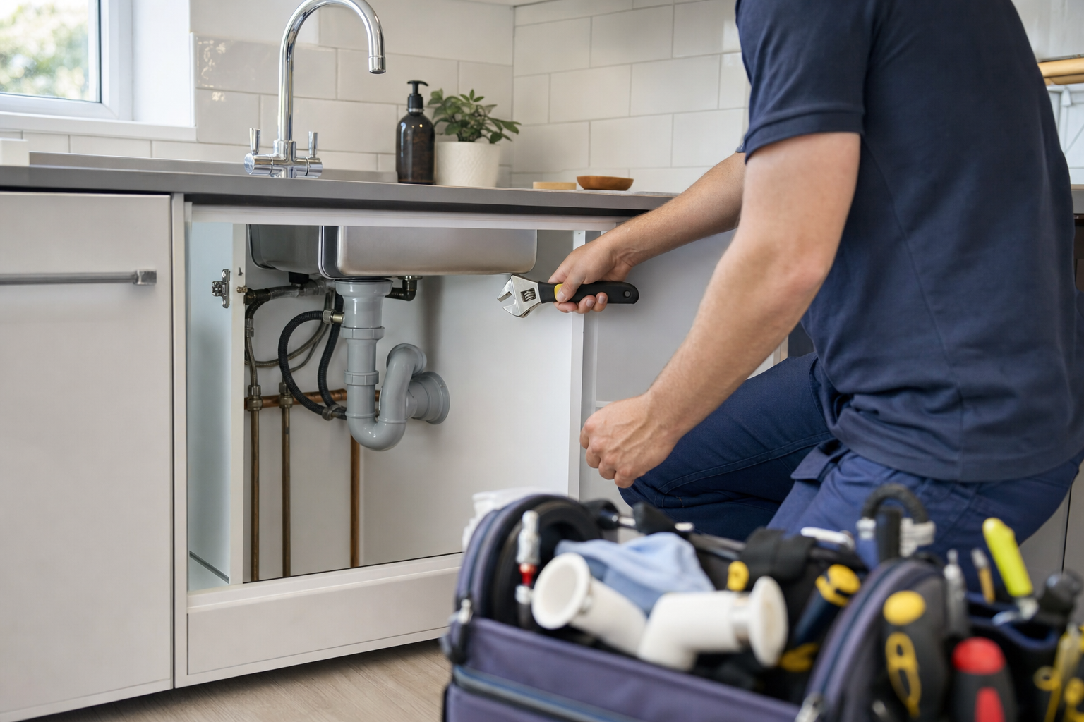 Kitchen Plumbing in Palmers Green service image